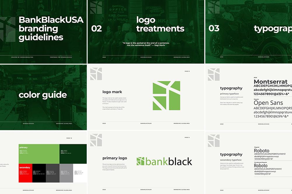 BankBlackUSA brand guidelines