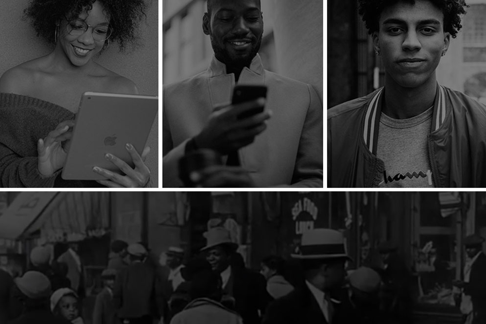 BankBlackUSA photography direction in grayscale