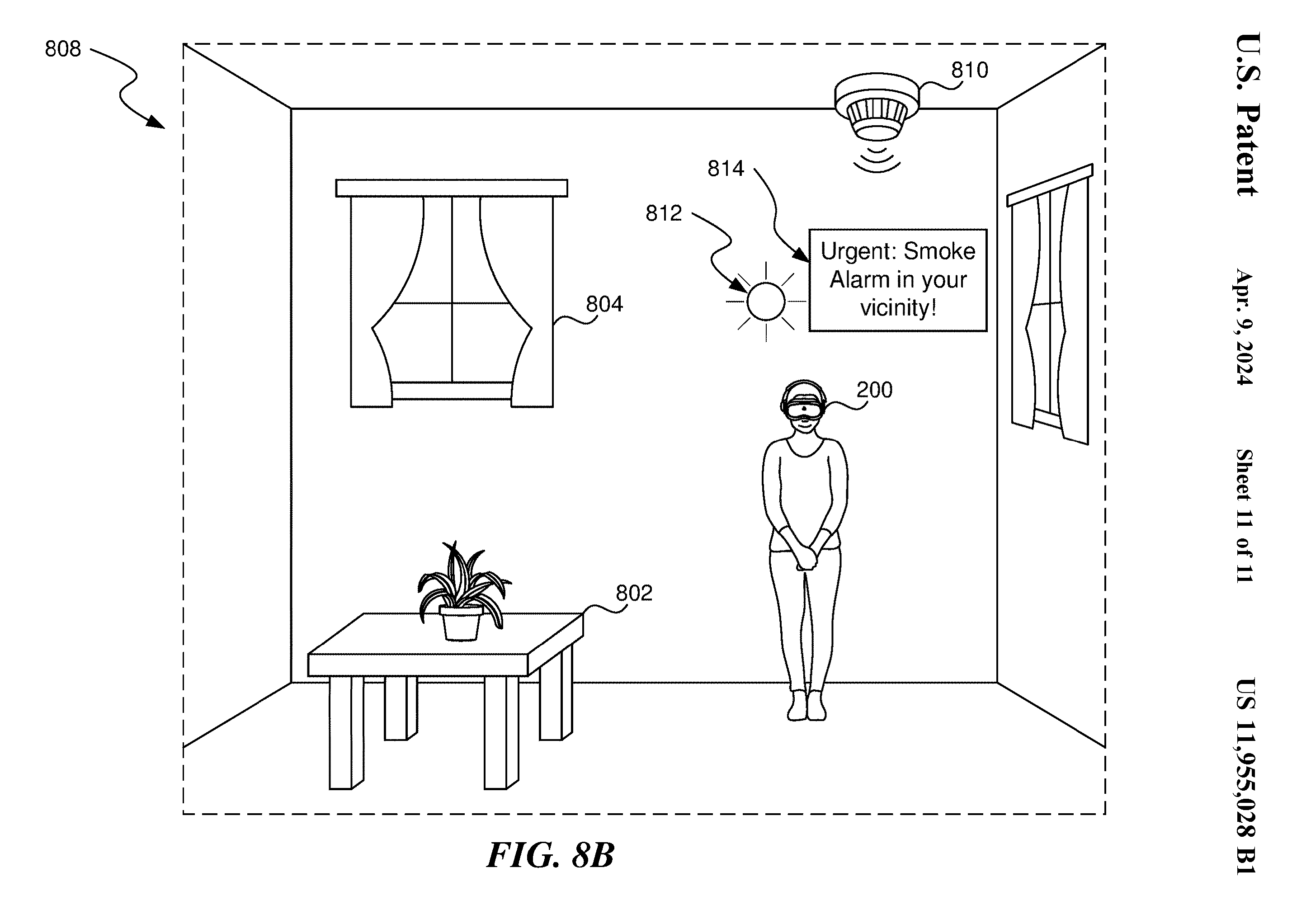 Presenting transformed environmental information patent drawing