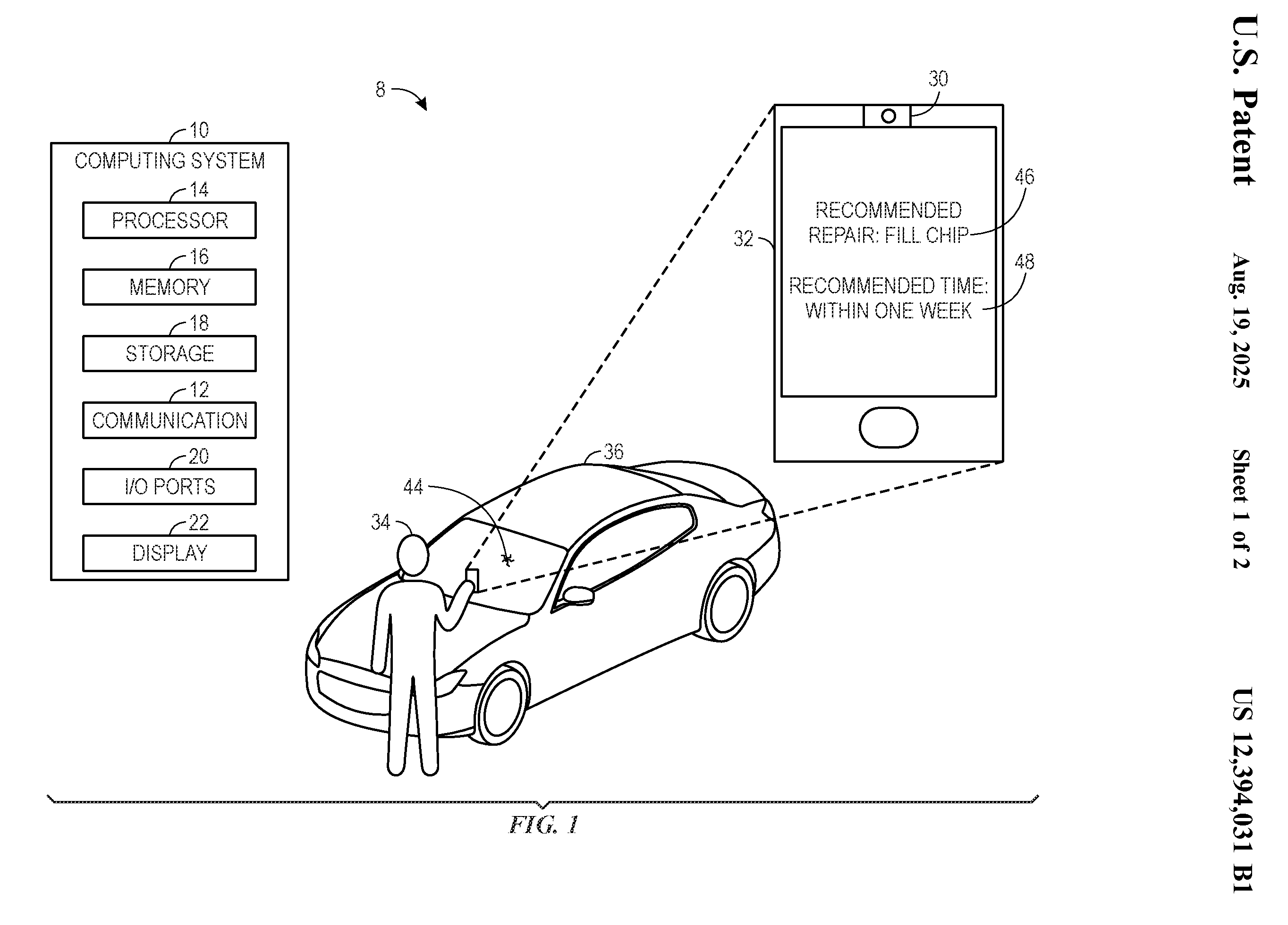 Systems and methods for sensor-based detection of property damage patent drawing