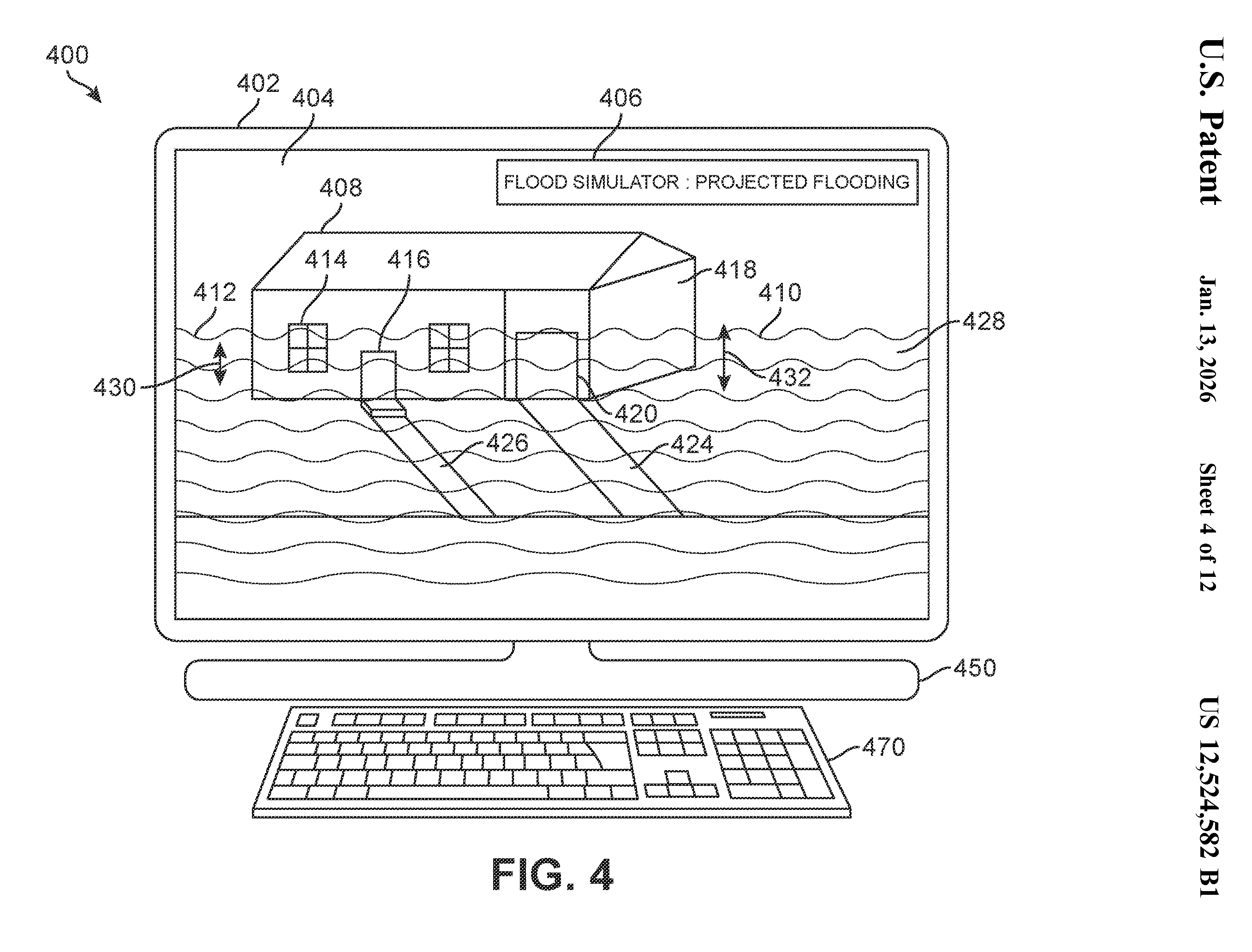 Systems and methods for sandbag deployment patent drawing